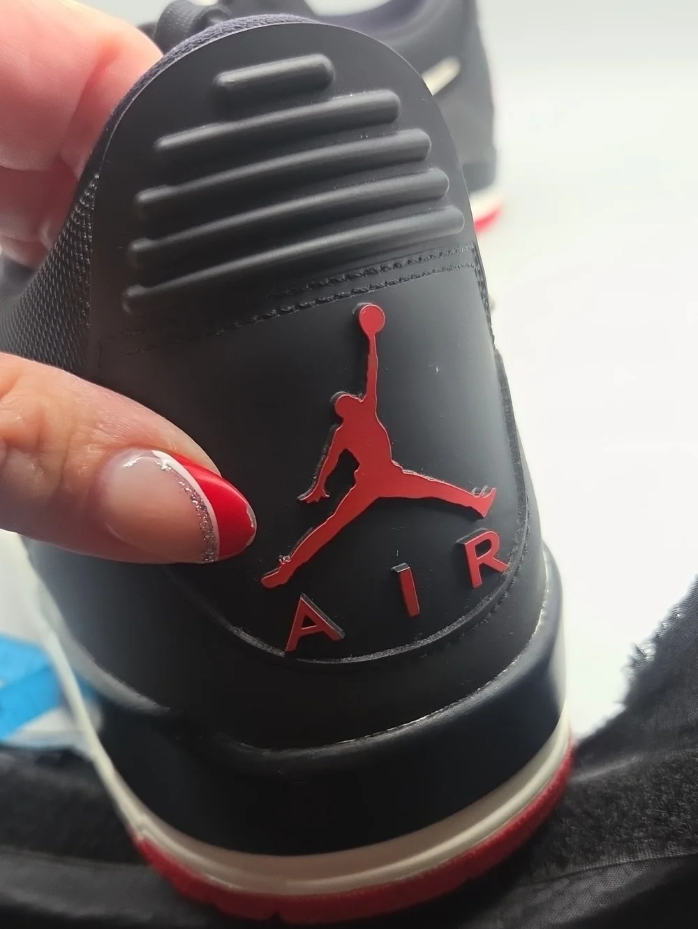 Nike Air Jordan Legacy 312 Low Mens 13 Black Sail University Red Sneaker Shoes